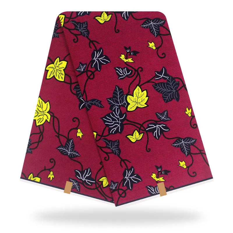 Красивая африканская печатная ткань настоящий голландский воск лучшее качество для платья 6yardsYBG2