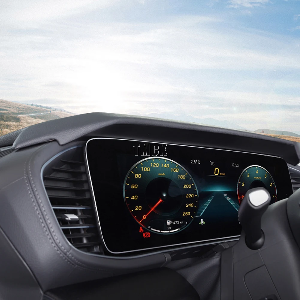 For Mercedes Benz GLE GLS Class W167 V167 X167 2020+ Car Accessories Dashboard Navigation Display Screen Shading Sun Shade Board