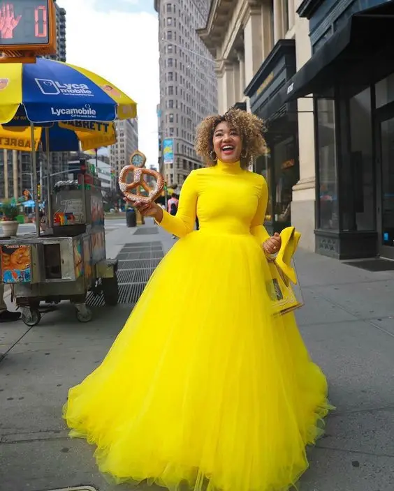 Hot Sale Candy Color Yellow Long Wedding Tulle Skirts For Bridal Pretty Black Women Tulle Skirt Photography Faldas Mujer Saias