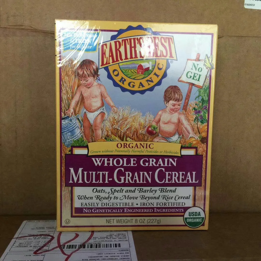 

21 Years March America Earth's Earth Rice Flour World Infant Organic High-Speed Rail Mixed Grain Rice Flour Paragraph 3