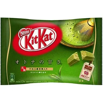 

kit kat green tea macha flavor No.1 chocolate in Japan 12pc
