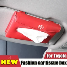 Модная новая Автомобильная Стильная коробка, Качественная автомобильная коробка для салфеток, автомобильная интерьерная коробка для салфеток для Toyota Crown eiz Corolla Camry, автомобильные аксессуары