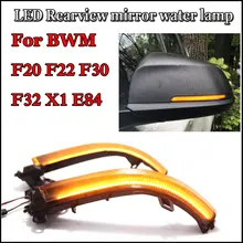 Aliexpress - For BWM F20 F22 F30 F32 X1 E84 Car Rearview Mirror LED Running Light Daytime Running Light White/Yellow Flashing LED Light