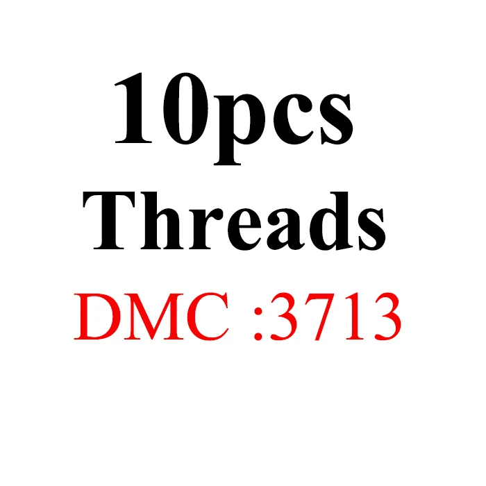 Oneroom DMC lot две этикетки нитки вышивки крестом Хлопок Шитье, моток пряжи вышивка нить наборы 6 - Цвет: 10pcs-DMC3713