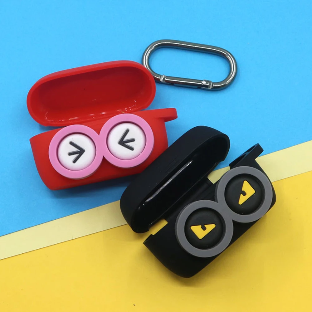 Cute Silicone Cover for Jabra Elite 75T Case Wireless Headphone Box