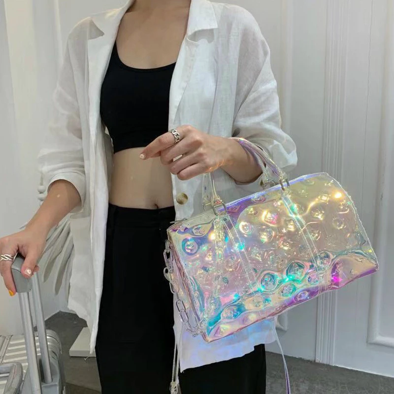 2020 прозрачная сумка луи Брендовая женская модная женские сумки Bolsa Feminina через