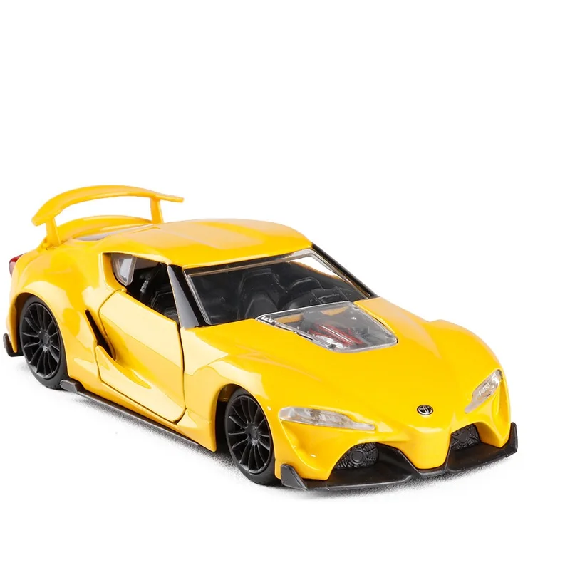 1:32 Honda NSX-R Nissan Skyline Subaru WRX STI литой модели автомобиля без коробки - Цвет: Toyota FT-1 yellow