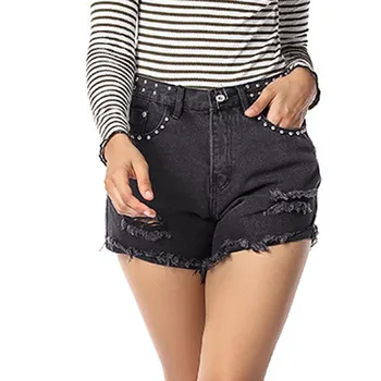 

2020 Fashion Womens Jeans Mini shorts women summer High Waist Denim Shorts Denim Hole Beach Bottom шорты женские#guahao