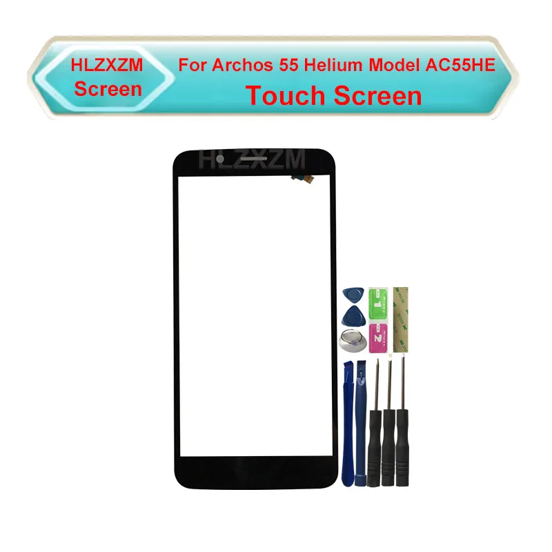 Новый черный сенсорный экран дигитайзер сменная панель для Archos 55 helium Model AC55HE с