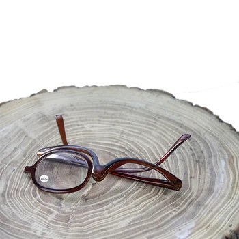 

Magnifying Glasses Rotating Makeup Reading Glasses Folding Eyeglasses Cosmetic General +1.0+1.5+2.0+2.5+3.0+3.5+4.0 Durable Hoit