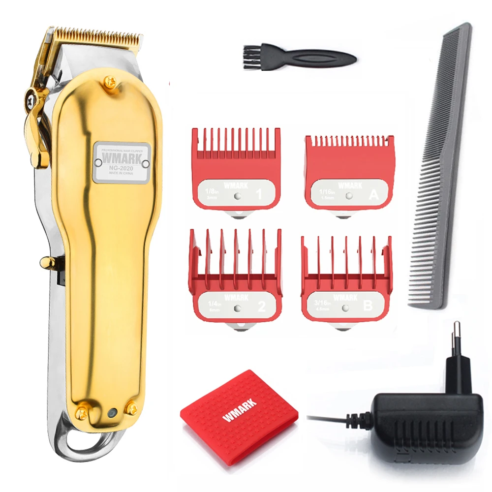 

WMARK All Metal Cordless Barber Professional Electric Cutter Hair Salon Scissors Clipper 8-10W 6000 RPM Strong Power