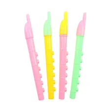 Huilong детский музыкальный инструмент Начинающий цвет пластик 6 отверстий головоломка просветление игрушка детский сад 5 в упаковке случайный