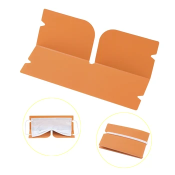 

10pcs Portable Foldable Plastic Mouth Cover Mask Storage Clip Organizer for Disposable Mouth Cover 190x120x0.3mm