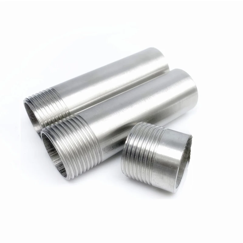 1/4 &quot3/8&quot 1/2 &quot3/4&quot 1 &quotBSP Мужской с одной резьбой Длинный ниппель 304 фитинги из