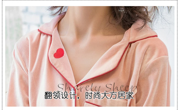 Pregnancy Velvet Nursing Sleepwear Maternity Cotton Breastfeeding Pajamas Nightwear Pregnant Women Breast feeding Clothes