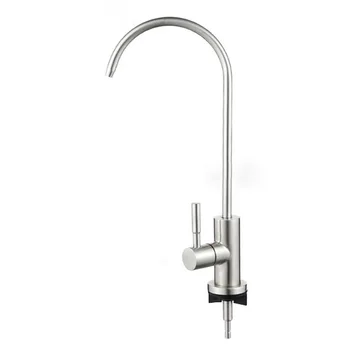 

Gooseneck Water Purifier Faucet Reverse Osmosis Drinking Water Filter Faucet stainless steel 1/4" Ceramic Core