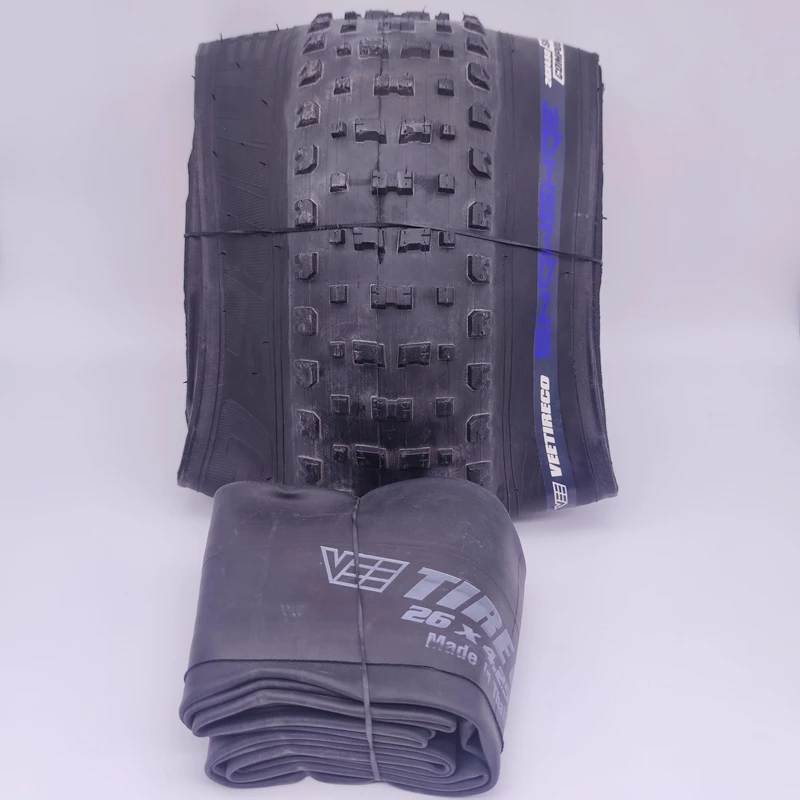 

72 tpi VEE Fatbike Tire and Tube 26er*4.0" Snow Bicycle Tire 26er*4.8" Fatbike Tyre Clincher Bike Tyre