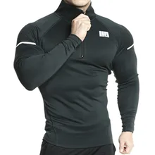 Спортивные Повседневные Топы с длинным рукавом и воротником-стойкой, трендовая толстовка на молнии