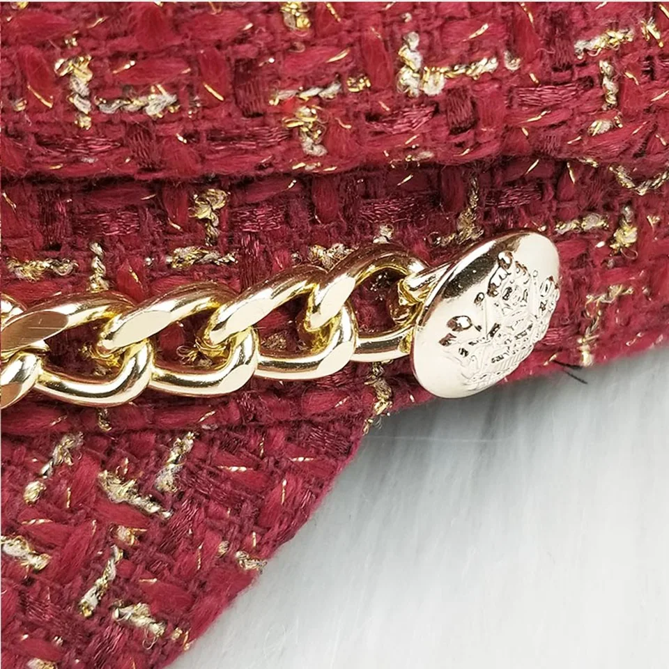 Fashion Lace cotton hat cap women casual streetwear rope flat cap elegant solid autumn winter warm Metal chainberet hat female