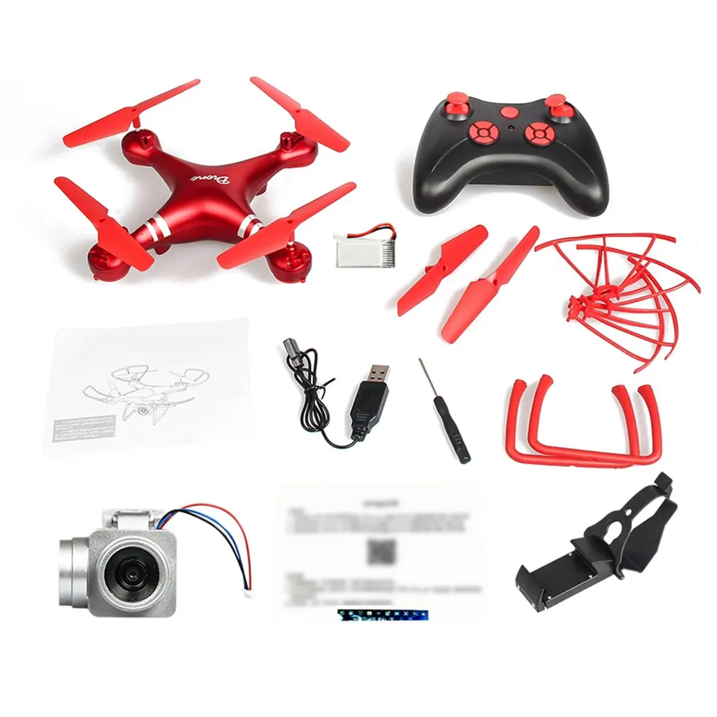 red 500W LF608 RC Дрон с камерой HD широкоугольный селфи Дрон Профессиональный складной Квадрокоптер с 5.0MP камерой VS KY601S HJ14 дроны - Цвет: red 500W