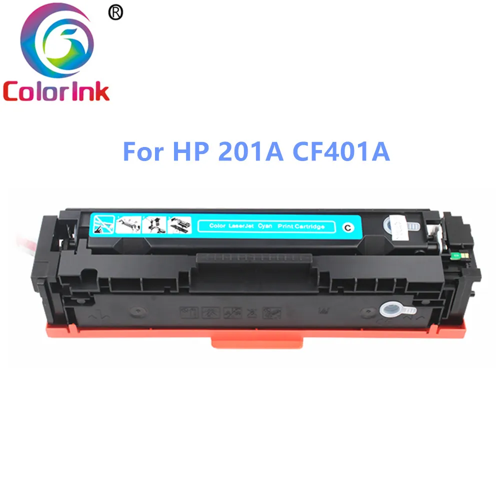 Only 1PK Cyan Цветные чернила 400A CF400A CF401A 402 403A 201A совместимый тонер-картридж для hp color LaserJet Pro M252dn M252n MFP M277dw print - Цвет: Only 1PK Cyan