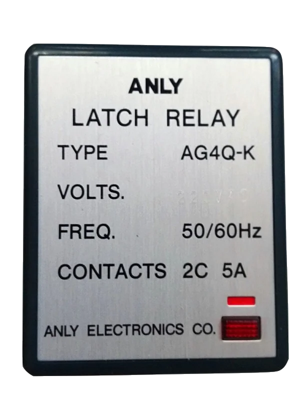 Relé de Travamento Original Autêntico Anly Anliang Ag4q-k Ag4q-s Ag4q-j 220v