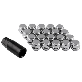 

20Pcs M12 X P1.5 Car Surface Plating Nuts Fit for Honda with a Sleeve