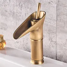 Винный стеклянный стильный смеситель для раковины, бронзовый, античный, с одной ручкой, на одно отверстие, на бортике, для мытья, горячей и холодной воды, смеситель для ванной комнаты, кухонная раковина