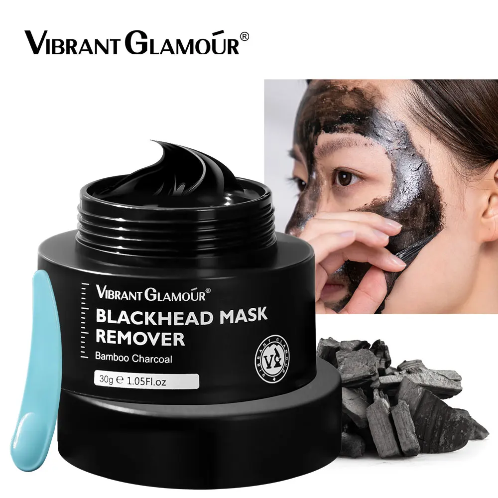 øretelefon effektiv blik Vibrant Glamour Blackhead Remover Face Mask Oil-control Nose Black Dots Mask  Acne Deep Cleansing Beauty Cosmetics For Skin Care - Masks - AliExpress