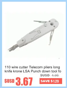110 проволочный резак нож телекоммуникационный кабель плоскогубцы Krone LSA удар вниз инструмент для Rj45 Keystone гнездо соединителя телефона модуль сети патч-панель