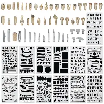

DIY Soldering Iron Tools Alloy Carft Pyrography Kit For DIY Pictures Decorate Eggcups Key-rings Brooches Name Plates Art Works