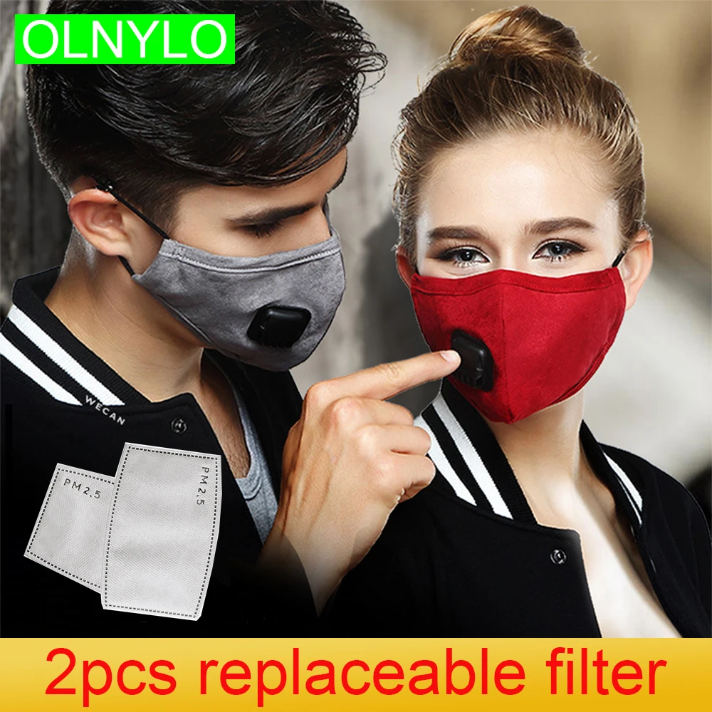 

Anti Dust Mouth Mask K Activated Carbon Filter paper Mouth-muffle PM2.5 Face Washable Cotton respirator women man