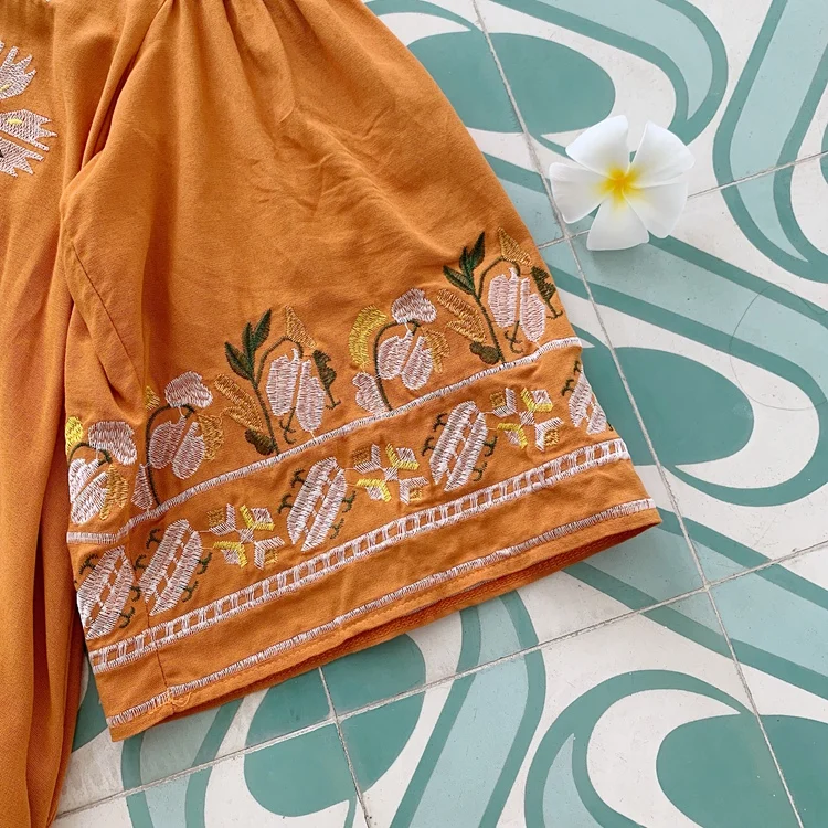 Женское длинное богемное пляжное платье boho осень длинное богемное платье для пляжного отдыха с вышивкой из хлопка и льна с расклешенными рукавами свободные vestidos