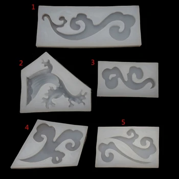 

Handmade Auspicious Clouds Resin Mold Cloud Shape Epoxy Resin Casting Silicone Molds Jewelry Making Tools Art Crafts