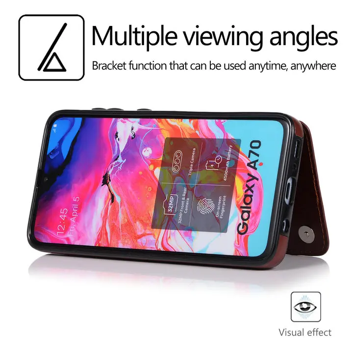Роскошный флип-чехол для samsung A50, чехол для samsung A70 A50S A40 A30S A20 A10 A10S, задняя крышка для samsung Galaxy A10E A20E, чехол
