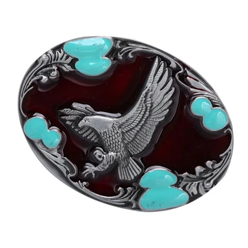 

Men's Eagle Belt Buckle Replacement Retro Vintage Western Zinc Alloy Cowboy Cowgirl Zinc Alloy Suitable for belt width 3.6-3.9cm