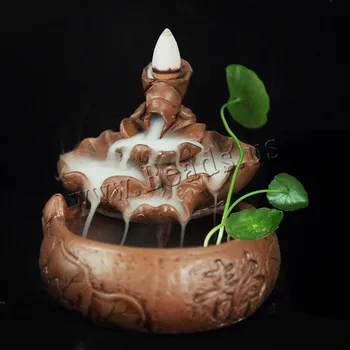 

Retro Backflow Incense Burner Smoke Waterfall Aromatherapy Censer Meditation Aromatherapy Environment Incense Crafts Home Decor
