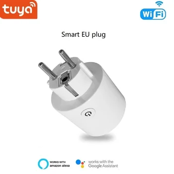 

Tuya Smart Mini Electric 16A Power Energy Monitor EU plug socket, Wireless timer Outlet support Alexa Google Home IFTTT control