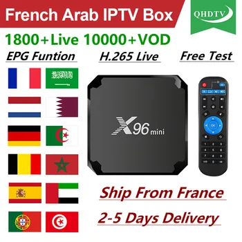 

QHDTV IPTV France X96 Mini Android 7.1 1 Year IPTV France Arabic X96mini Box IPTV Netherlands Germany Belgium IP TV Subscription