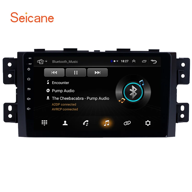 

Seicane 9 inch Touch Screen radio Android 8.1 Bluetooth Car Stereo GPS Navi For 2008-2016 KIA Borrego with Mirror Link WIFI AUX