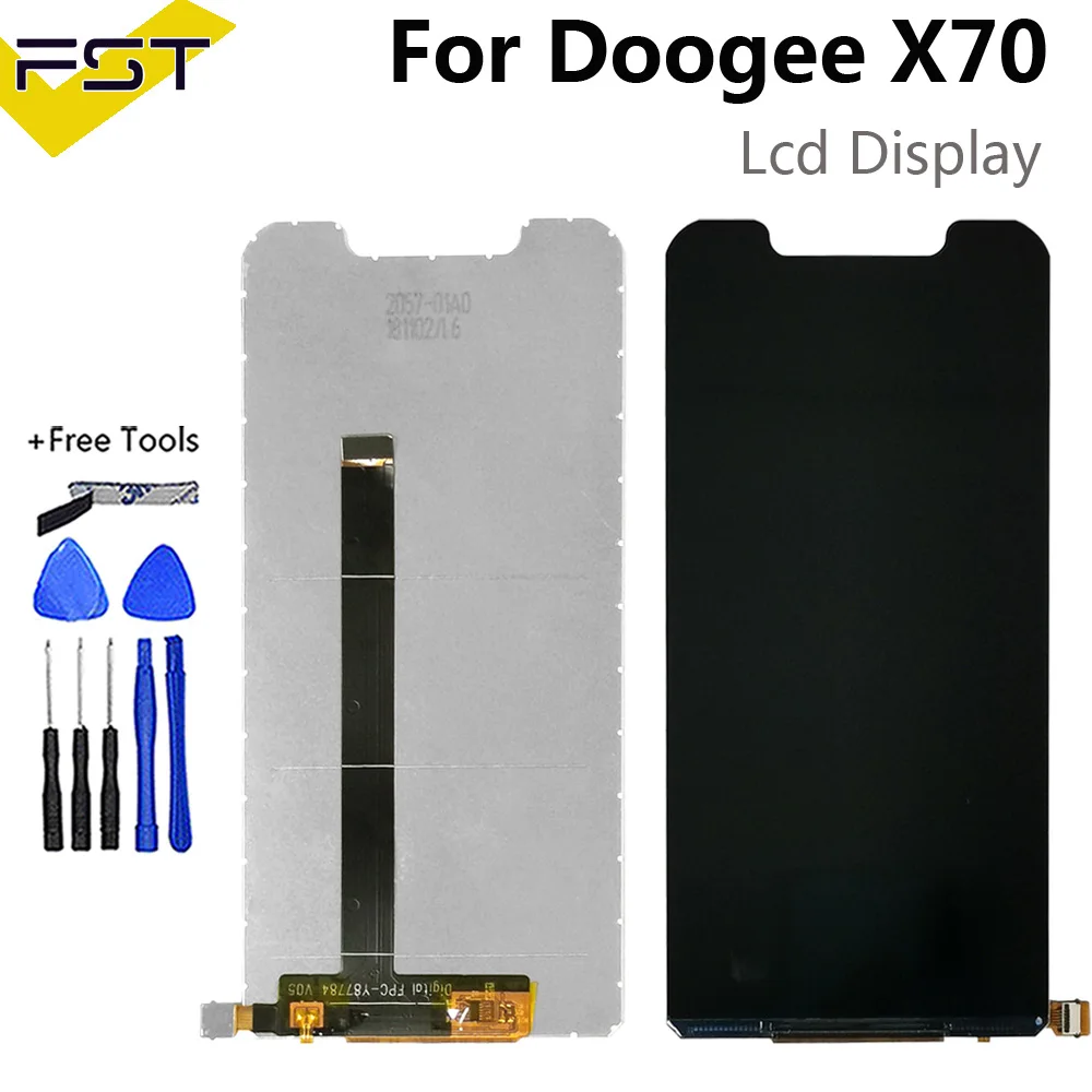 ЖК дисплей 5 дюйма Для Doogee X70 запасные части для ремонта дисплея аксессуары