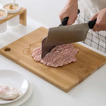 

Large Wooden Vegetables Cutting Board Thicken Rectangle Wooden Chopping Boards For The Kitchen Durable Non-slip Kitchen Tools