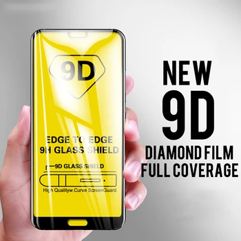 

9D Curved Tempered Glass For Huawei Enjoy 7 Plus 7S 7E 8 8E 9 Plus 9S 9E Full Coverage Screen Protector Protective Film 50Pcs