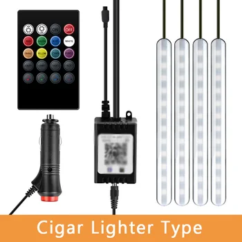 

Accessories Music Control LED Bar Car Decoration Lamp RGB APP Voice Music Rhythm