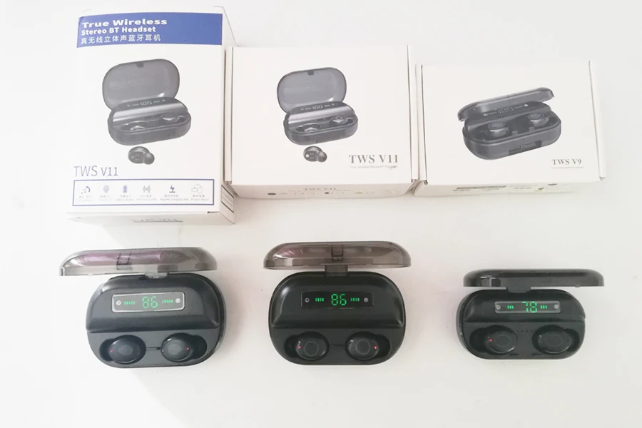 TWS Bluetooth наушники беспроводные наушники Hifi стерео мини наушники с микрофоном водонепроницаемые 1536 чип Bluetooth 5,0 бас гарнитура