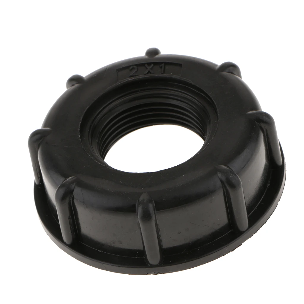 4pcs Water Tank Connector Bulkhead Tank Fitting, (1inch) IBC Tote Tanks Drain Adapters - Thick Thread
