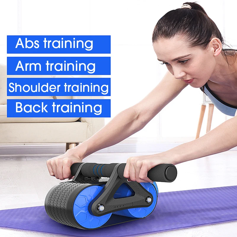 Automatic Rebound Abdominal Wheel Rollers AB Roller Trainer No Noise