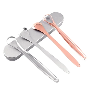 

Tongue Scraper Stainless Steel, Stainless Steel Tongue Cleaner for Adults, Suitable for Children, Tongue Scraper Can Be Used To