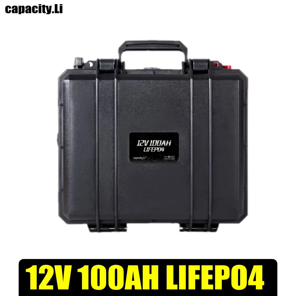 Аккумуляторная батарея lifepo4 12 В 100 Ач фосфатная для домов на колесах с BMS