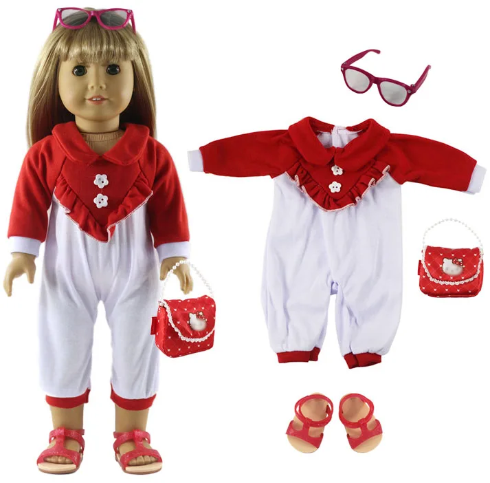 1 комплект красивой повседневной одежды кукольная одежда для 18 дюймовой